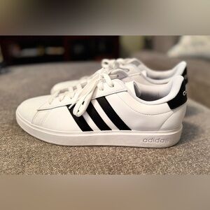 Adidas White and Black Mens Sneakers